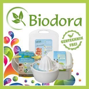 Biodora logo bioplastic