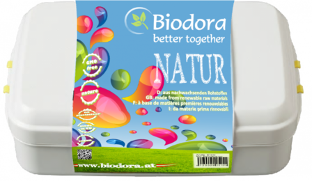 Bioplastic Lunchbox 12x18x5 Biodora