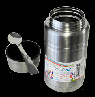 Doras thermos lunchcontainer van roestvrij staal
