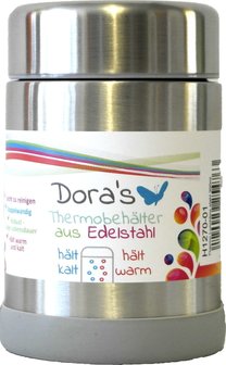 Doras dubbelwandige thermos lunchbox van RVS