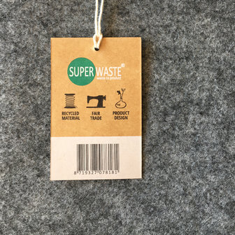 Fair Trade Boodschappentas van superwaste