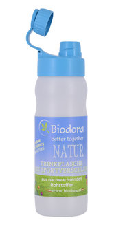 Biodora drinkfles van bioplastic  blauw
