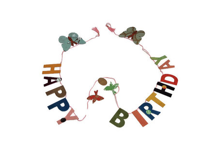 FairTrade Happy Birthday slinger