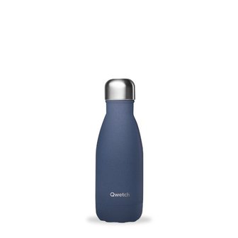 Qwetch stainless steel insulated bottle dark blue
