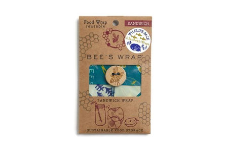 Bees wrap Reusable food wrap WildLife pack bij GreenPicnic