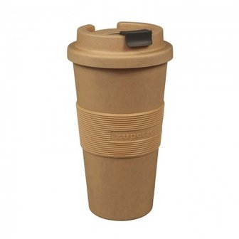 Zuperzozial large time-out mug in toffee brown verkrijgbaar bij GreenPicnic