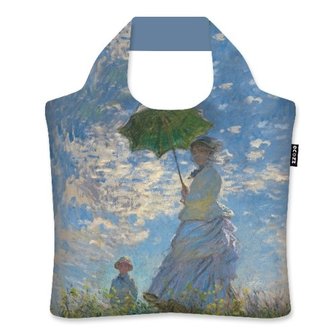 Ecozz Ecoshopper Woman with Parasol van Claude Monet bij GreenPicnic