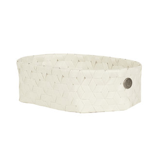 Handed By XS Dimensional Basket in Ecru White bij GreenPicnic