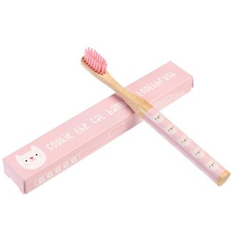 REX London Cookie the Cat toothbrush bamboo verkrijgbaar bij GreenPicnic