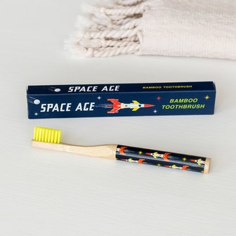 Tandenborstel voor kinderen met ruimteschepen - Rex London - GreenPicnic