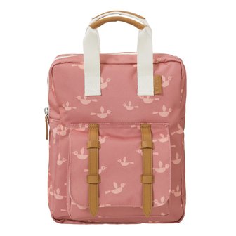 Rugtasje voor school, Fresk Backpack birds van R-Pet