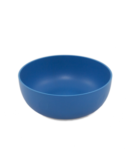 Ajaa schale blue, blauwe bak of kom van duurzaam bioplastic verkrijgbaar bij GreenPicnic