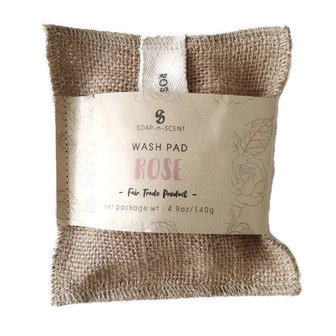 Kanika rose wash pad van jute - GreenPicnic