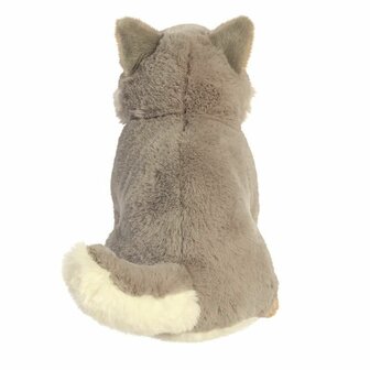 Eco Nation Wolf knuffel achterkant 