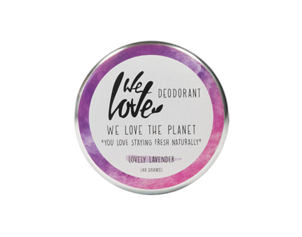 Smeerbare creme deodorant in blikje van We Love The Planet - Lovely Lavender