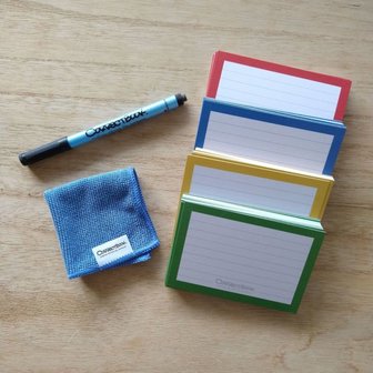 Correctbook flashcards uitwisbaar en herbruikbaar - GreenPicnic