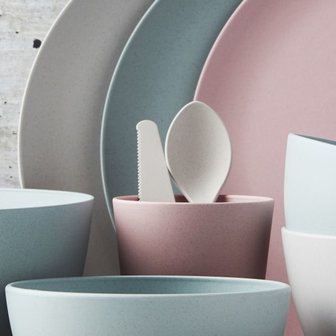 GreenPicnic - PLA servies, volledig gemaakt van natuurlijk materiaal zonder melamine