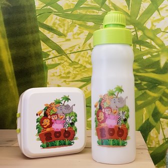 bio plastic lunchbox en schoolfles Greenpicnic