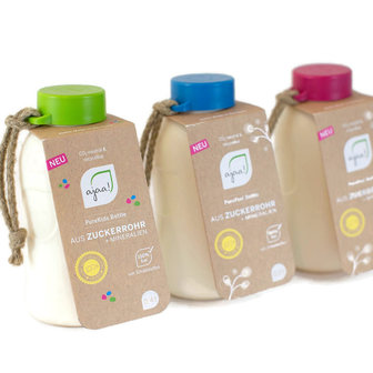 Ajaa PLA flesjes voor kids van bio plastic - PureKids Bottle bij GreenPicnic