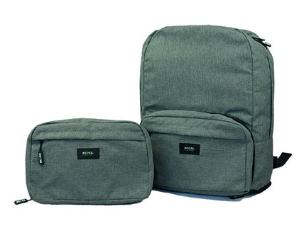 GreenPicnic - Foldable Voyager Backpack Grey van Ecozz