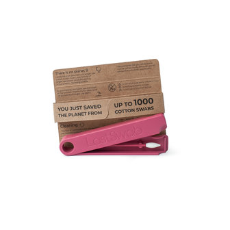 LastSwab Beauty Red in plastic vrije verpakking en reiskoker verkrijgbaar bij GreenPicnic