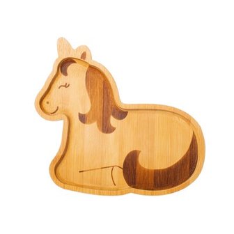 Sass and Belle bamboo plate Unicorn - Bamboe bordje van een eenhoorn