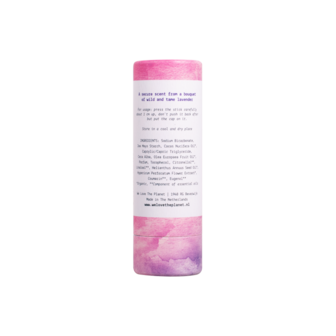 We Love Deo stick Lovely Lavender achterkant