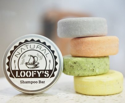 Plasticvrije vegan shampooblokken van Loofys, verkrijgbaar bij GreenPicnic