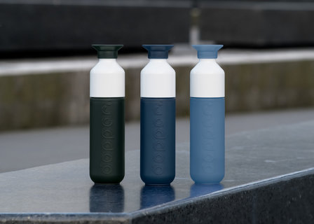 NEW Dark Spring Dopper Original drinkfles - Donkerblauwe - Deep Blue Sea collection GreenPicnic