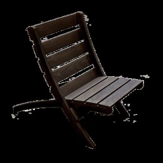 Ecofurn City Granny chair black oiled, Greenpicnic