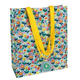 half acht Of later Economie REX London rPET tas met bloemen - Shopping bag Butterfly Garden -  GreenPicnic