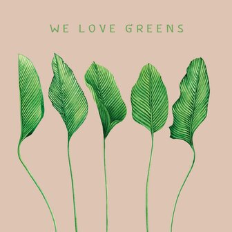 BambooNapkin We Love Greens bamboe servetten - GreenPicnic