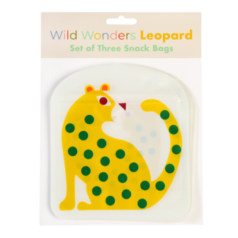 Leopard Snack Bags lunchtasjes van Rex London