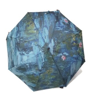 GreenPicnic - Ecozz paraplu van gerecycled plastic met Water Lilies print