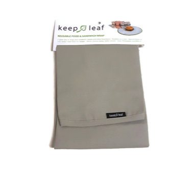 Keepleaf XL lunchwrap lightgrey bij Greenpicnic