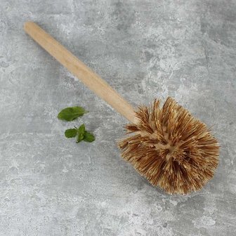 Wc borstel van natuurlijk materiaal bij Greenpicnic