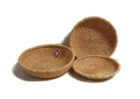 Fairtrade mandjes van natuurlijk materiaal - GreenPicnic