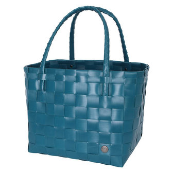 Handed By shopper Paris Peacock Green - GreenPicnic