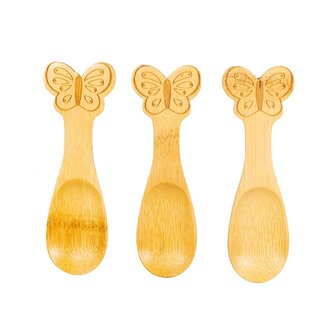 Sass and Belle butterfly bamboe lepelset voor kinderen bij GreenPicnic