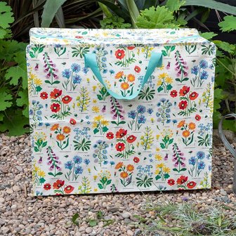 Jumbo bag Wild Flowers van RexLondon bij Greenpicnic