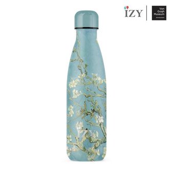 Izy RVS drinkflessen met Amandelbloesem print van Vincent van Gogh