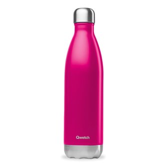 Qwetch RVS thermosfles Magenta roze 750ml Greenpicnic