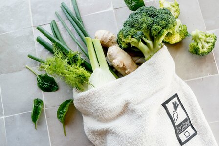 Vejibag vershoudzak van biologisch katoen - GreenPicnic