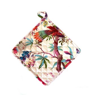 Imbarro Potholder Paradise Ecru, GreenPicnic pannenlappen