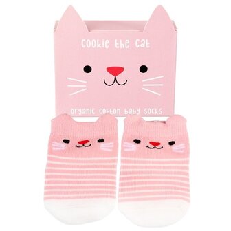 Naar boven werkwoord Toegeven Koop Baby sokjes van biologisch katoen - REX London baby socks Cookie the  Cat - GreenPicnic