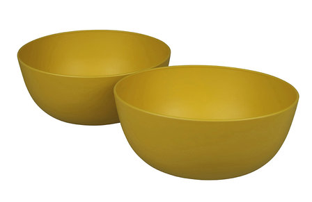 Zuperzozial Boost Bowls Saffron Yellow -  bioplastic kommen okergeel