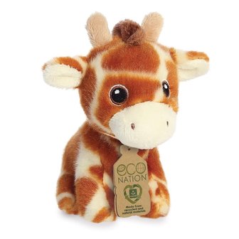 GreenPicnic - Eco Nation mini rpet knuffel giraf