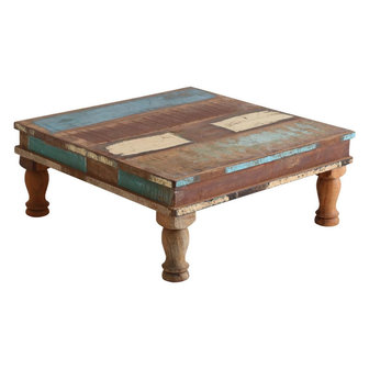 Scrapwood Pata Table, sloophout laag tafeltjes Greenpicnic