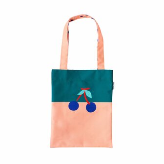 Global Affairs Tote Bage Cherries, etui van R-Pet Greenpicnic