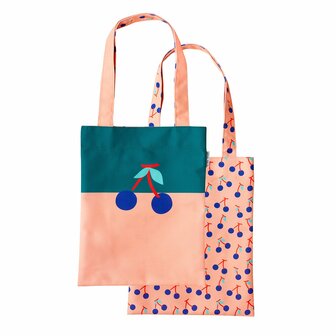 Global Affairs Tote Bag Cherries, tasje van R-Pet